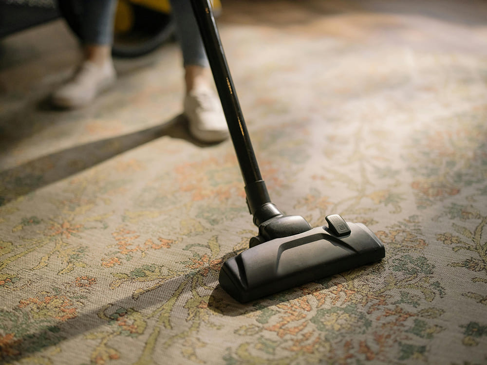 Professional carpet cleaning service in Austin, Texas, removing dust and allergens.