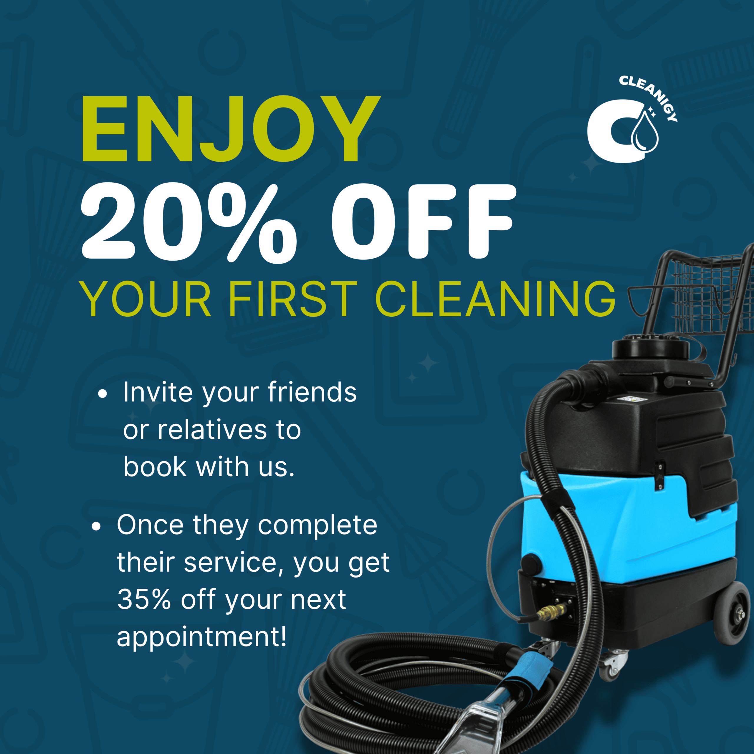 20% off cleaning promo