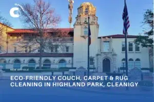 Highland Park Town Hall in Texas – featured by Cleanigy, offering eco-friendly couch, carpet, and rug cleaning services in Highland Park and North Dallas.